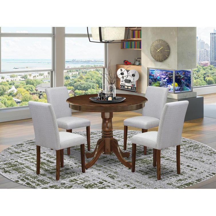 Alcott Hill Keli 5 Pc Kitchen Set Contains a Round Table and 4